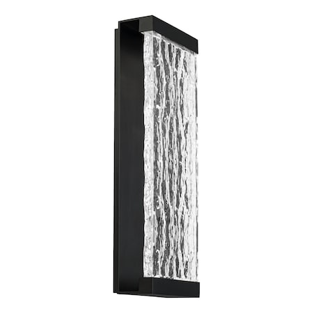 Dweled Fusion 20in LED Indoor and Outdoor Wall Light 3000K in Black WS-W391